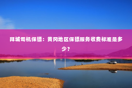 拜城司机保镖：黄冈地区保镖服务收费标准是多少？