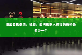 临武司机保镖：视频：询问机器人保镖的价格是多少一个